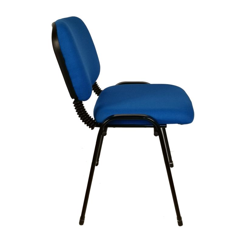 Stackable Office Conference Visitor and Community Chairs Blue