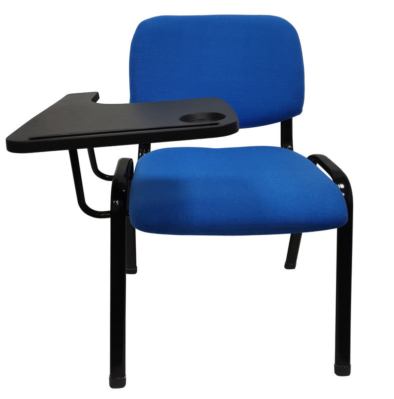 Lecture Chair with Table Top for Classroom Lecture Training 6 Pcs-Blue