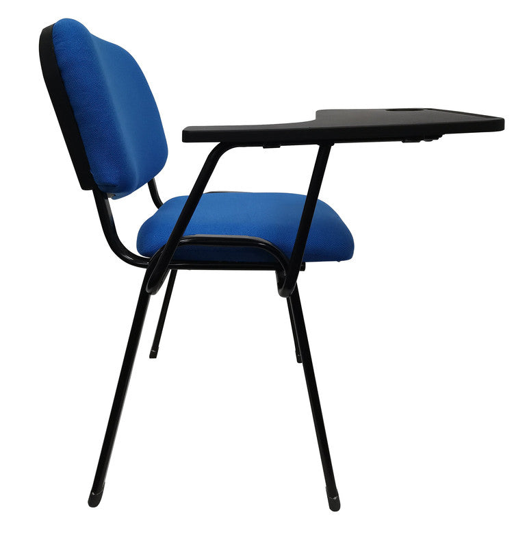 Lecture Chair with Table Top for Classroom Lecture Training 6 Pcs-Blue