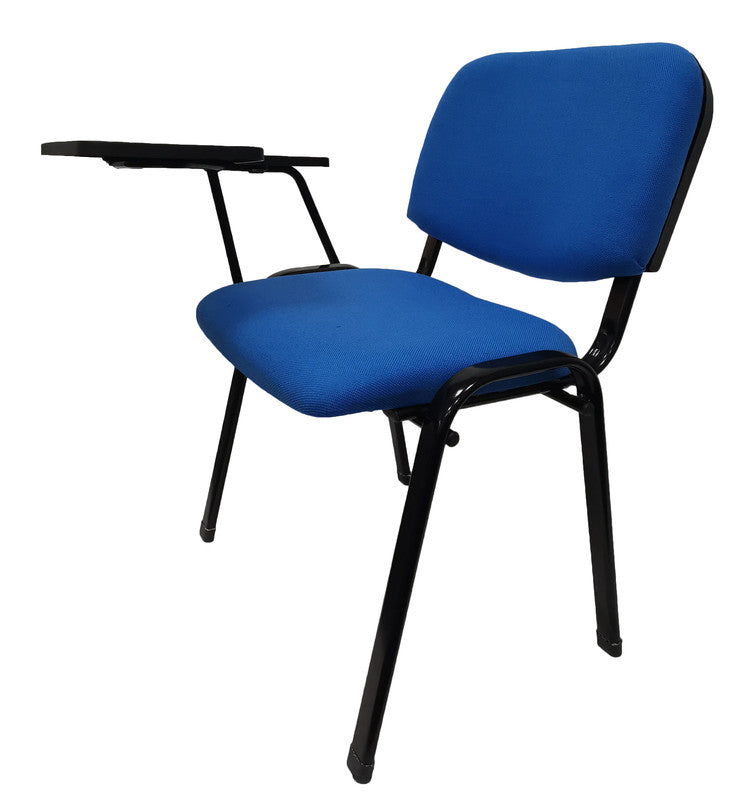 Lecture Chair with Table Top for Classroom Lecture Training 6 Pcs-Blue