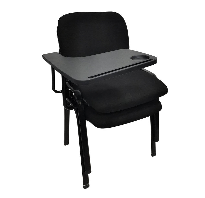 Lecture Chair with Table Top for Classroom Lecture Training 6 Pcs-Blue