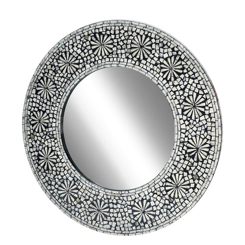 Swirl Mother Of Pearl Hand Made Mirror