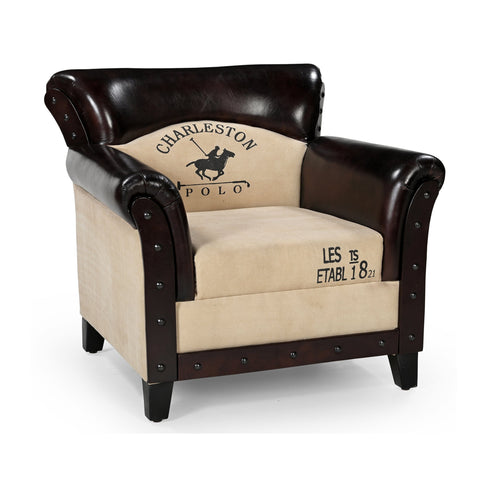 Charleston Polo Vintage Arm Chair