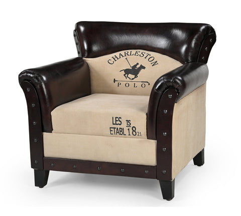 Charleston Polo Vintage Arm Chair