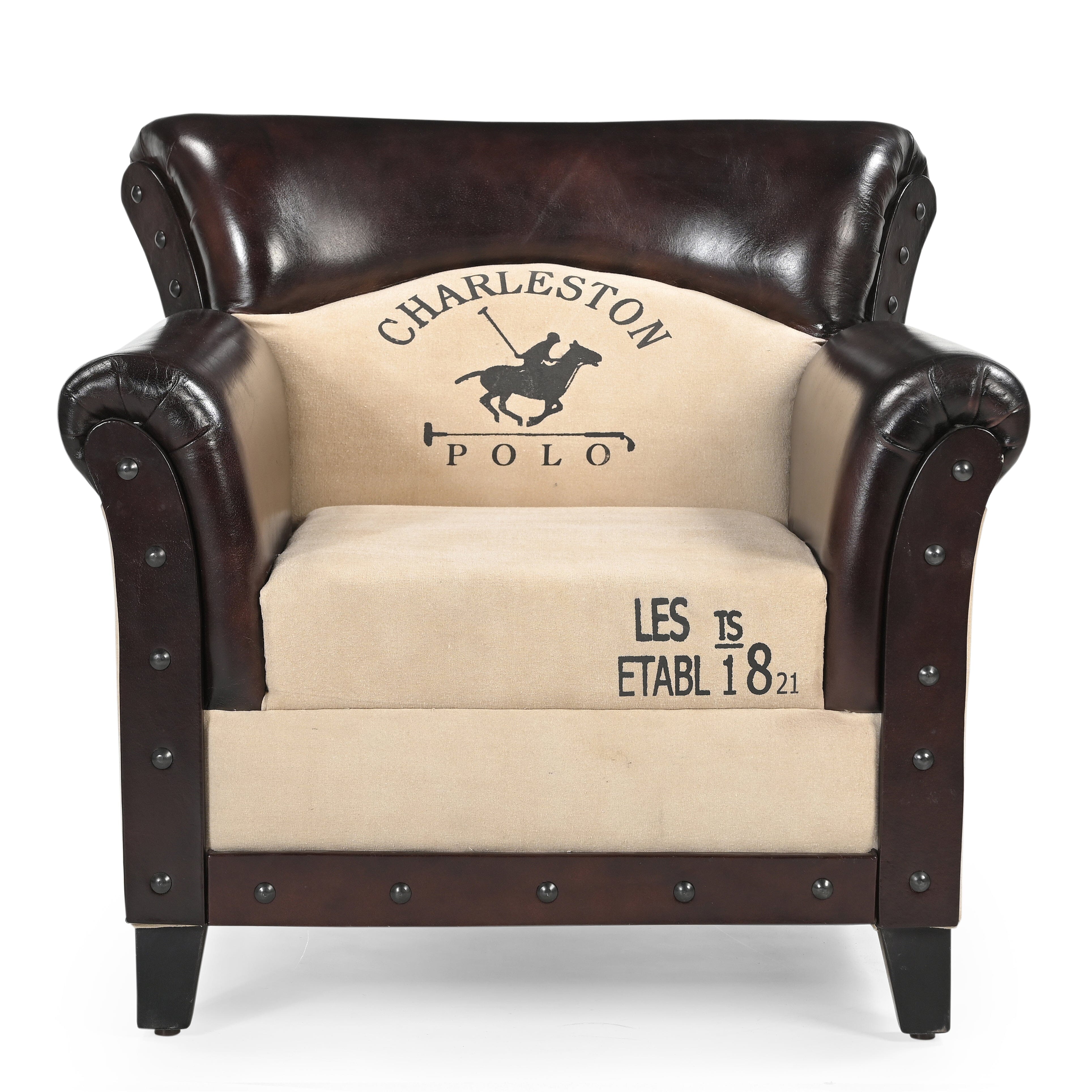 Charleston Polo Vintage Arm Chair