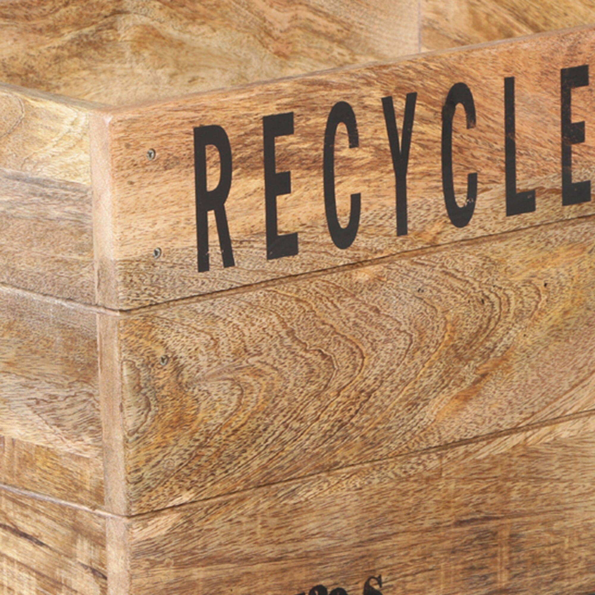 Industrial Recycle Basket On Cast Iron Wheels