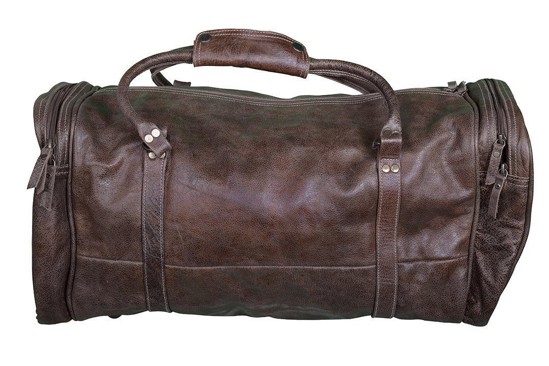 Overnight Leather Duffle Bag