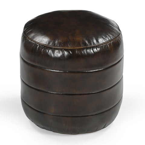 Bronwyn Genuine Leather Ottoman