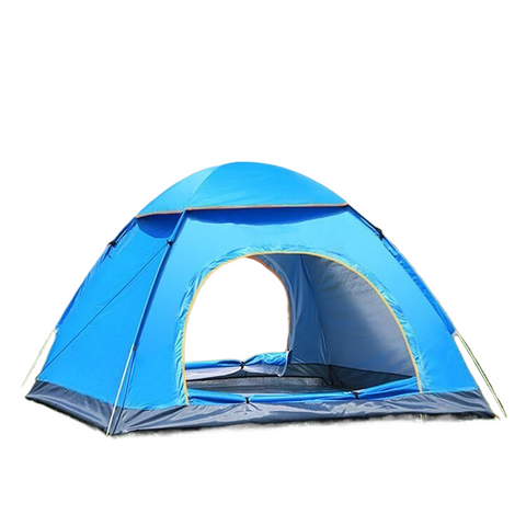 2-3 Person Blue Tent with Double Doors