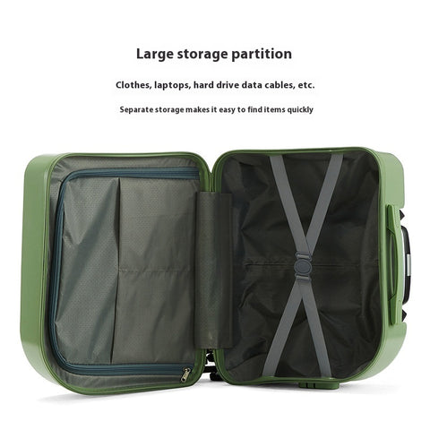 Black 18-Inch Lightweight Carry-On Luggage