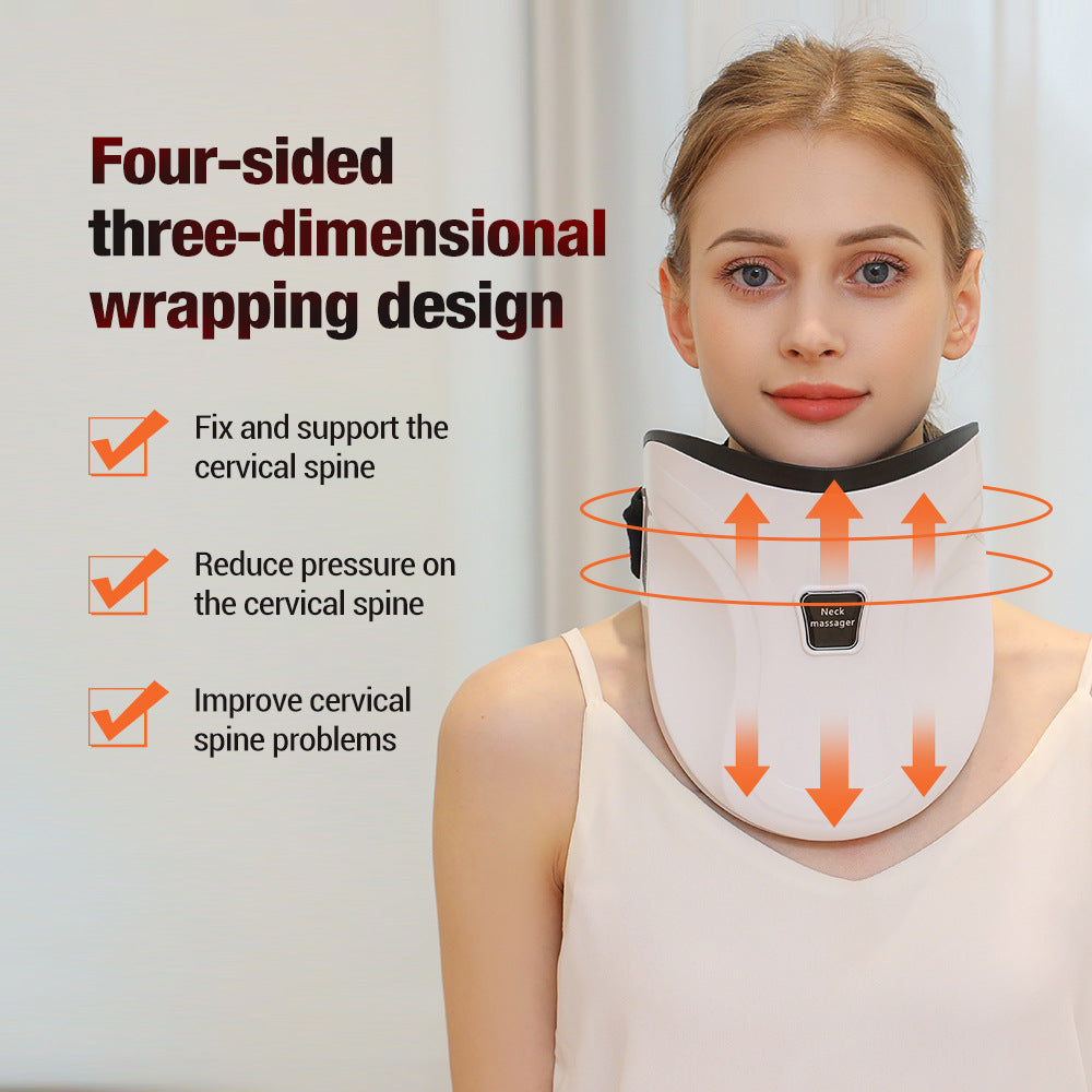 Electric Heated Neck Massager with Carbon Fiber Infrared Therapy & Customizable