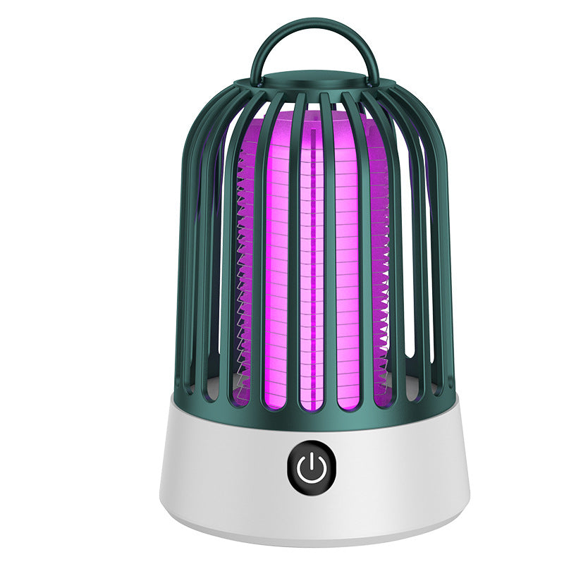 Green Electric Mosquito Killer Lamp - USB Rechargeable