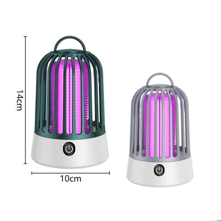 Green Electric Mosquito Killer Lamp - USB Rechargeable