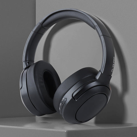 Modern Black TL-29 Pro Bluetooth Headphones - Comfortable & Versatile