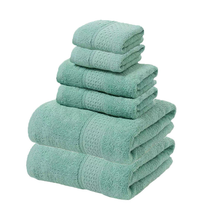 Pink Luxury Cotton Towel Set - Soft & Absorbent (6-Piece)