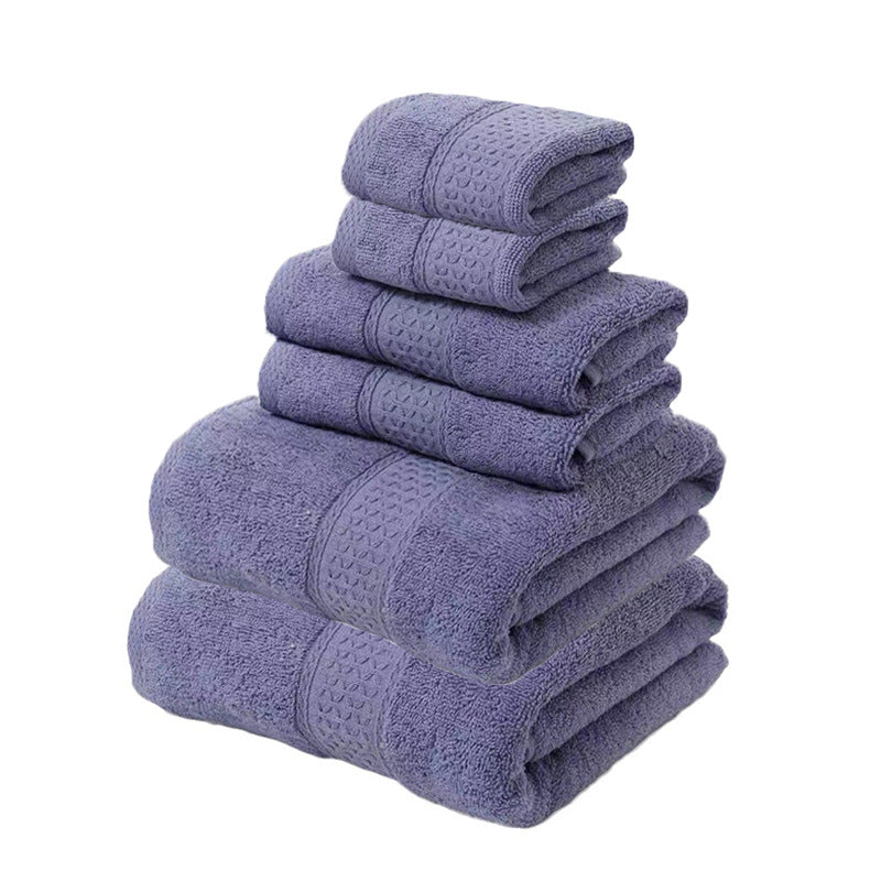 Pink Luxury Cotton Towel Set - Soft & Absorbent (6-Piece)