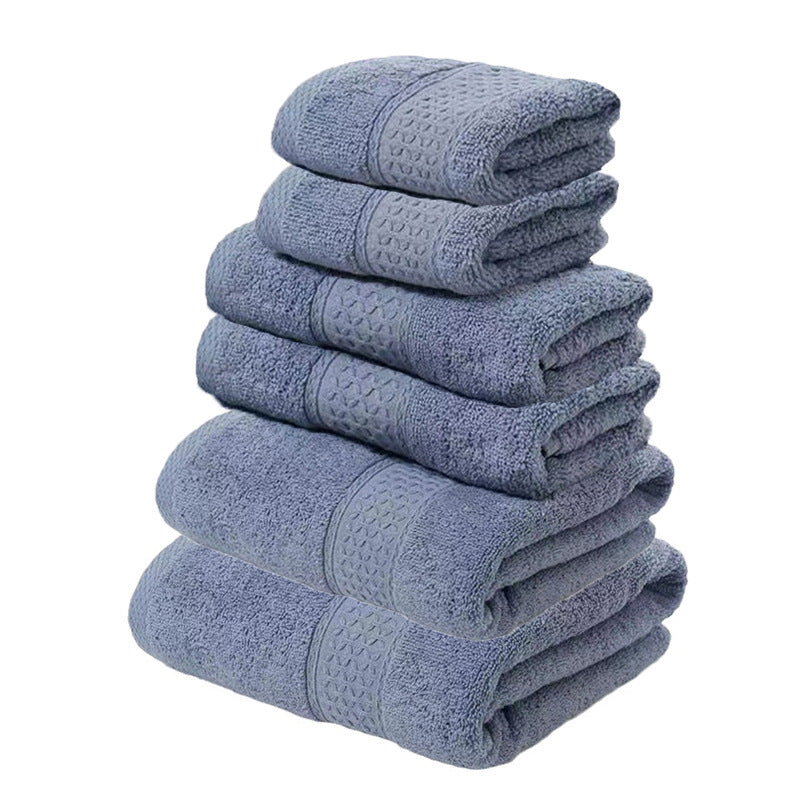 Pink Luxury Cotton Towel Set - Soft & Absorbent (6-Piece)