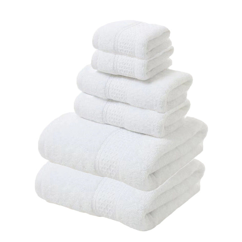 Pink Luxury Cotton Towel Set - Soft & Absorbent (6-Piece)