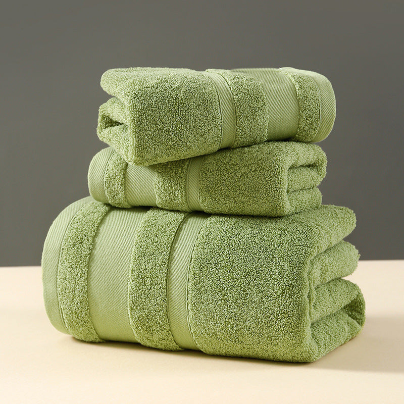 Luxury 3-Piece 100% Cotton Towel Set - Blue