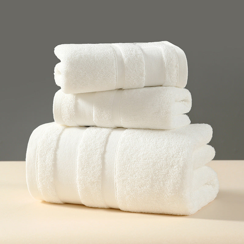 Luxury 3-Piece 100% Cotton Towel Set - Blue