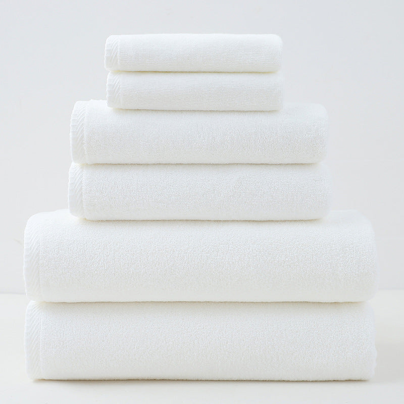 Grey Premium Cotton Towel Set - Soft & Absorbent (6-Piece)