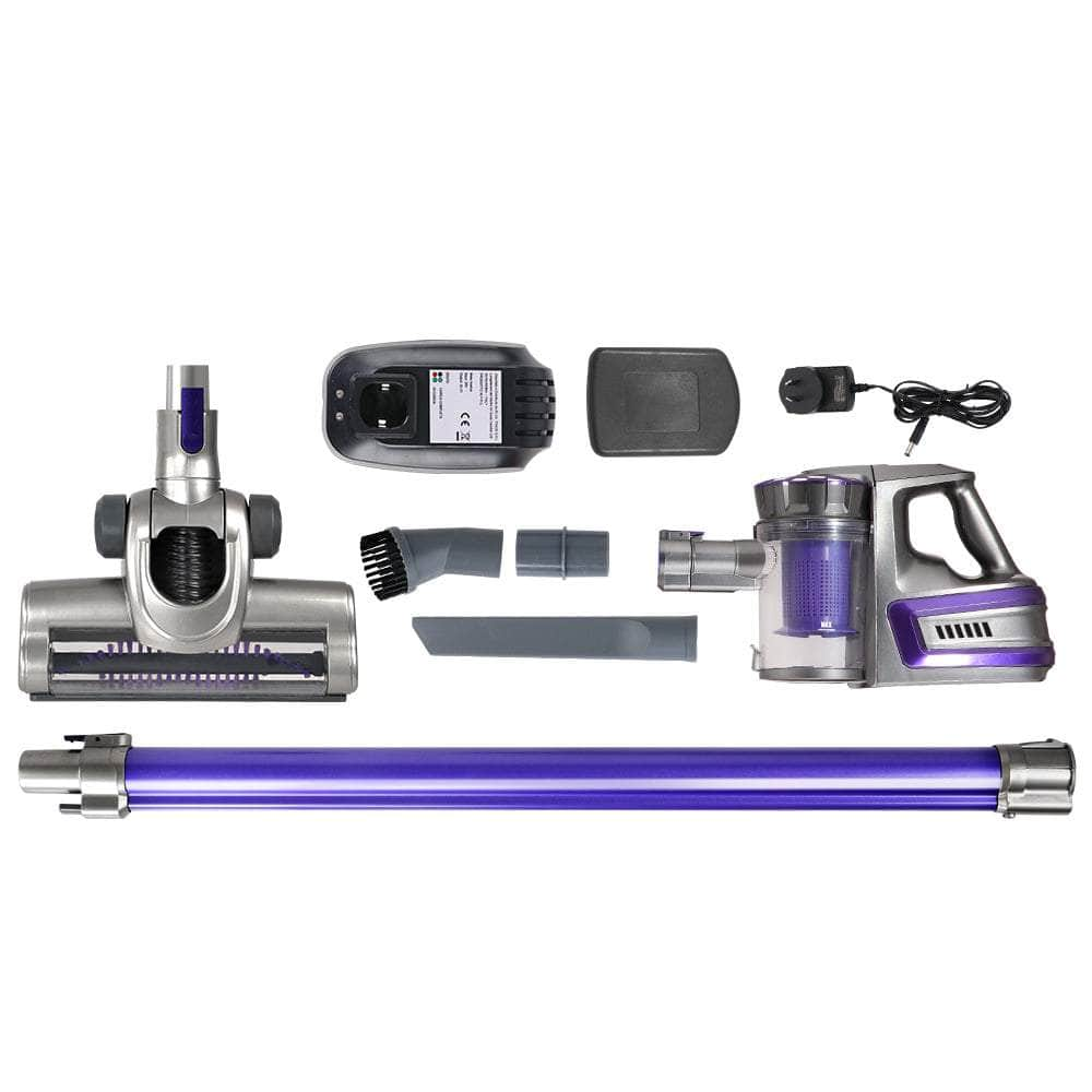 Cordless Devanti Stick Vacuum Cleaner - 150W Purple