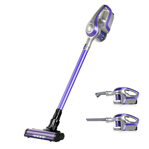 Sleek Devanti Cordless Vacuum Cleaner - 150W Purple