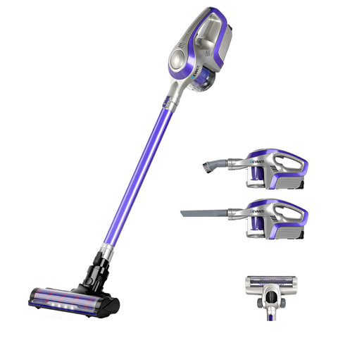 Sleek Devanti Cordless Vacuum Cleaner - 150W Purple