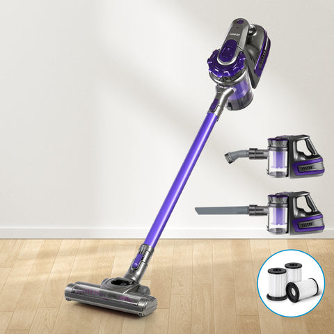 Durable Devanti Cordless Vacuum Cleaner - Purple