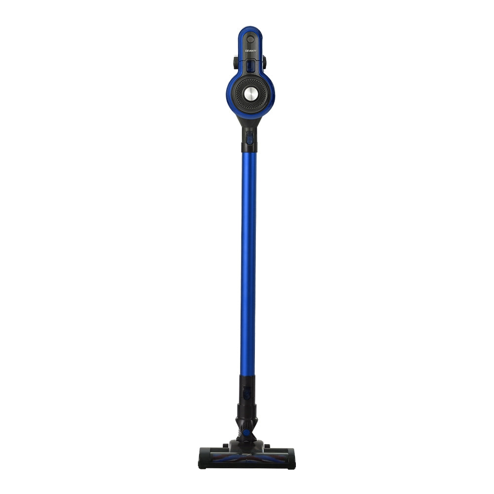 Powerful Devanti Cordless Vacuum Cleaner - 250W Blue