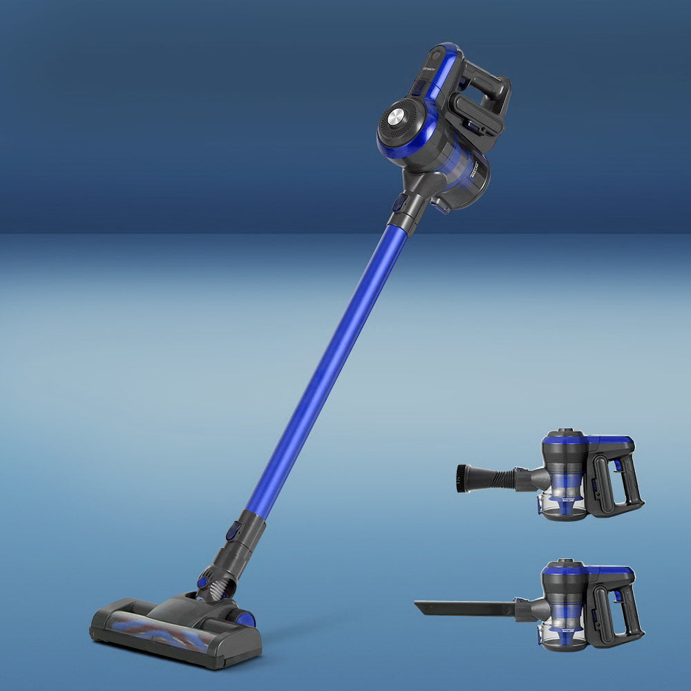 Powerful Devanti Cordless Vacuum Cleaner - 250W Blue