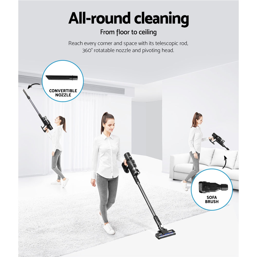 Heavy-Duty Cordless Vacuum Cleaner - 350W