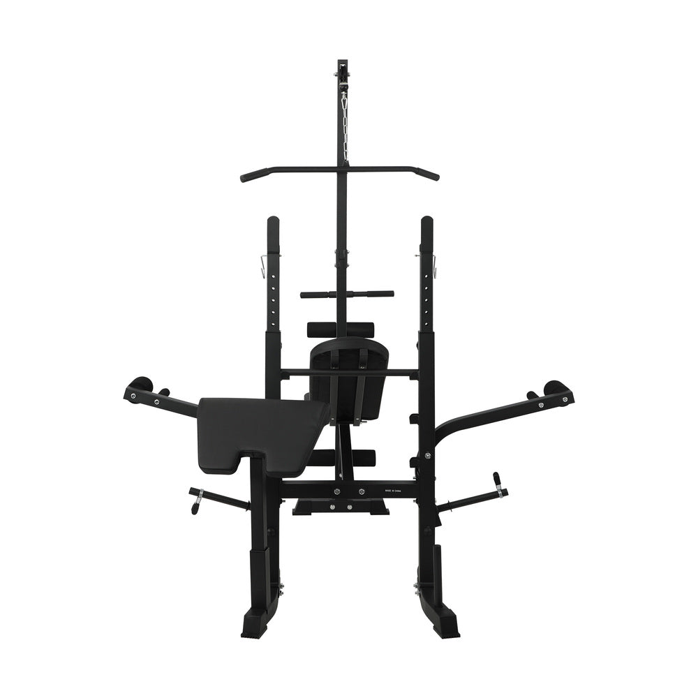 High-Capacity Weight Bench and Multi-Station Gym Equipment