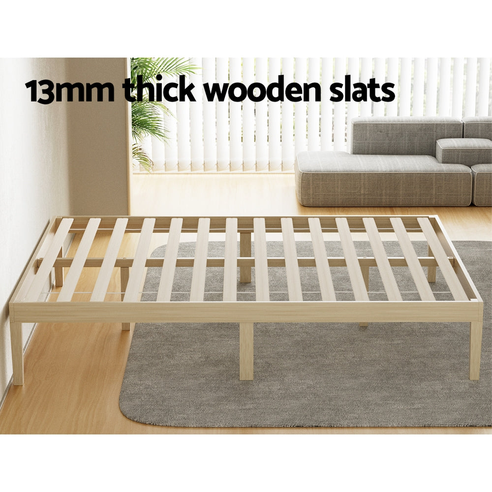 Pine Platform Series Double/Queen/single Size Wooden Bed Frame