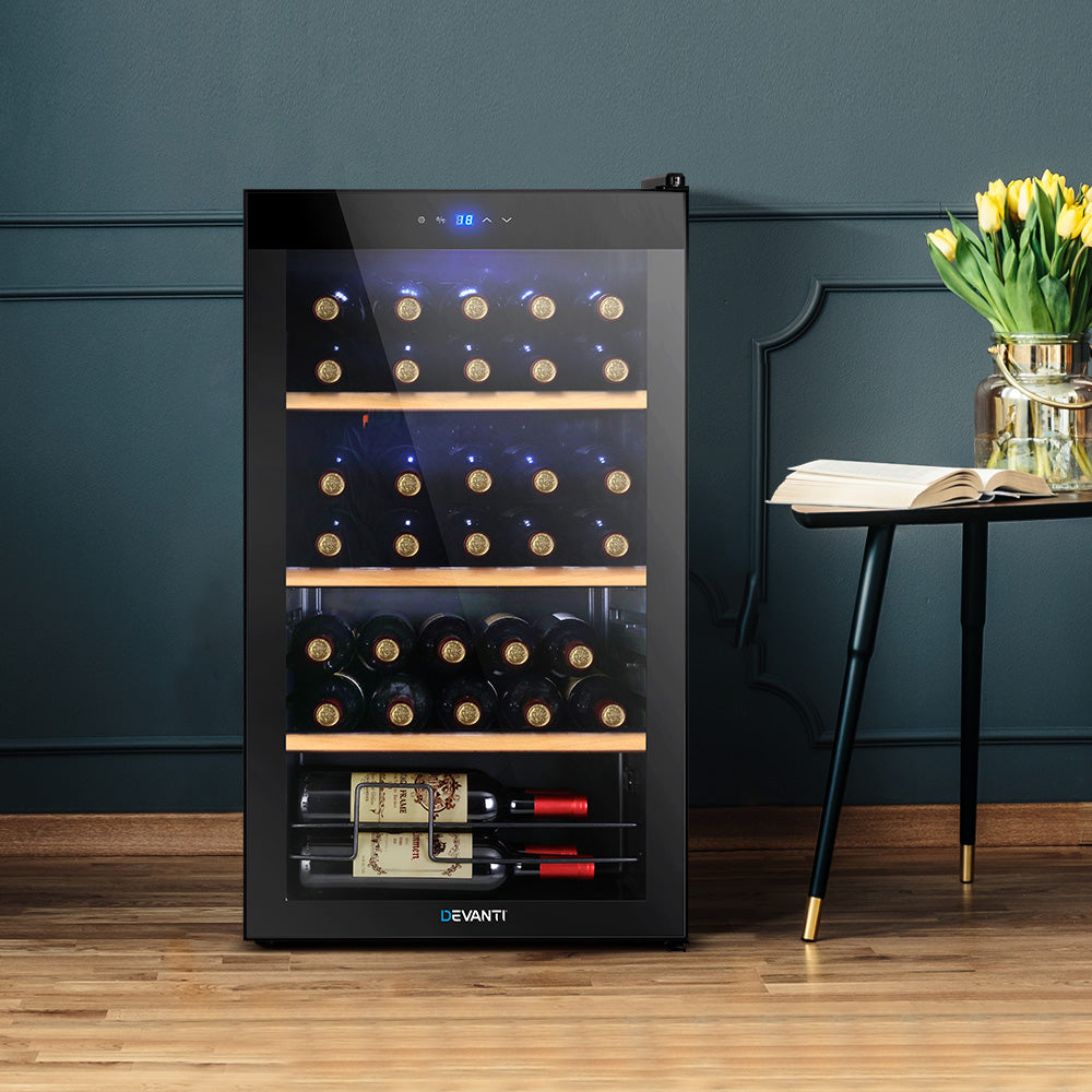 Wine Fridge Cooler 34 Bottles