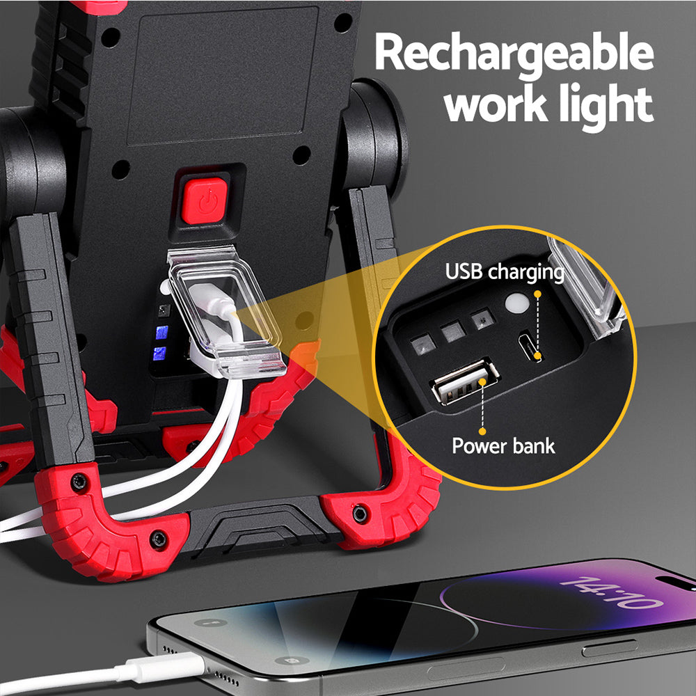 Rechargeable Folding Work Light with USB