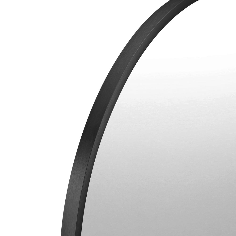 Wall Mirrors Oval Black 76x31cm