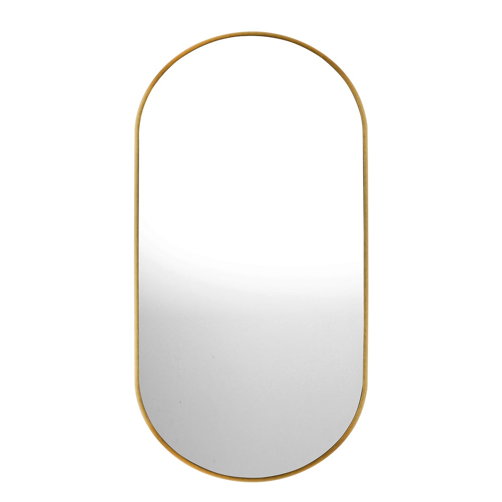 Wall Mirrors Oval Gold 84x50cm