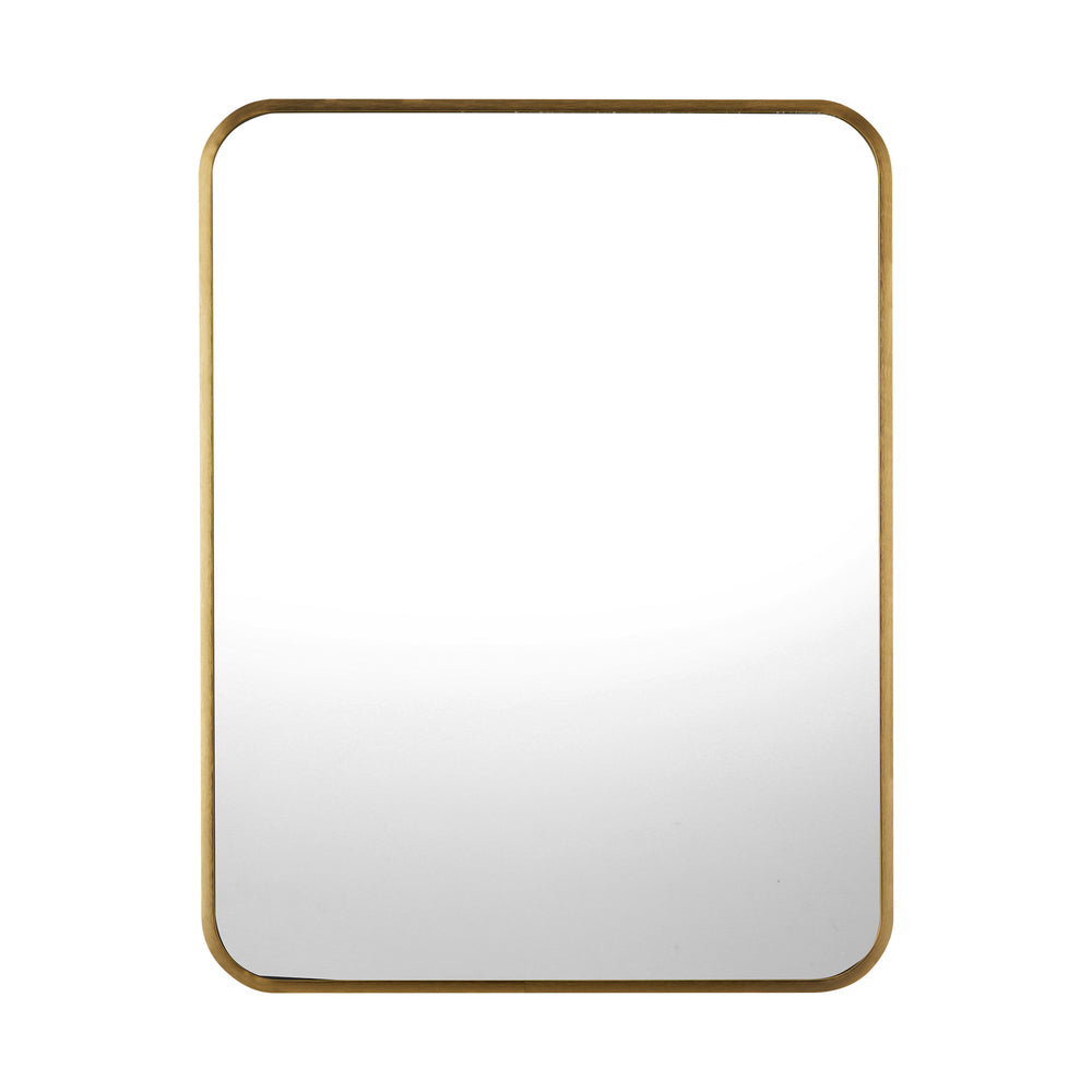 Wall Mirrors Rectangle 65x50cm Black/Gold Set of 2