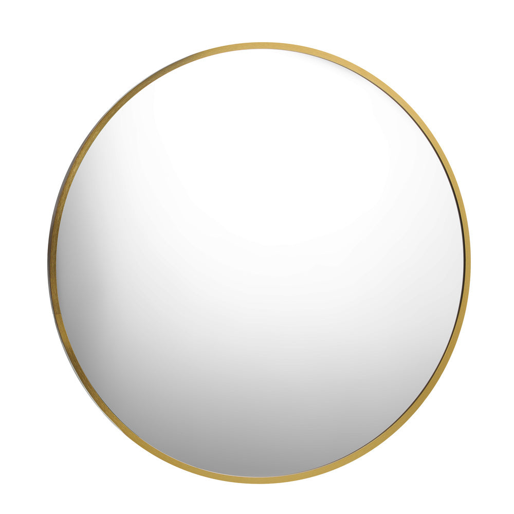 Wall Mirrors Round Makeup Mirror Vanity Home Decro 50cm Gold Bedroom