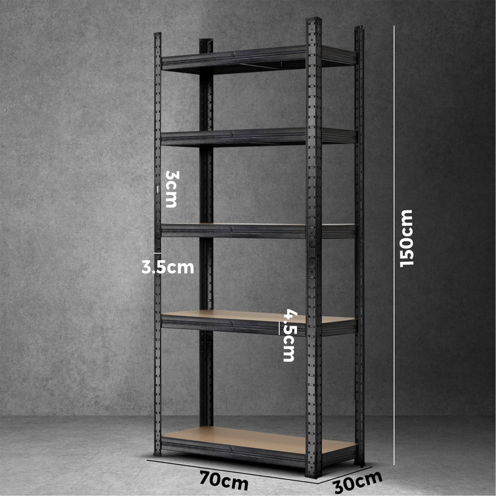 Sharptoo Garage Shelving Warehouse Shelves Storage Rack Steel Pallet Racking1.5m