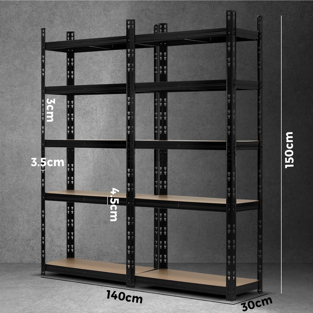 Sharptoo Warehouse Shelving Garage Shelves Storage Rack Steel Pallet Shelf1.5mx2