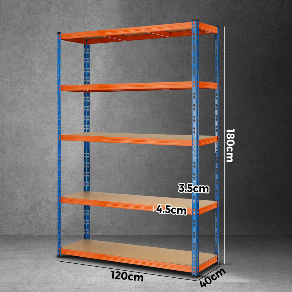 Sharptoo Garage Shelving Warehouse Shelves Storage Rack Pallet Racking 1.8x1.2m  manualy add