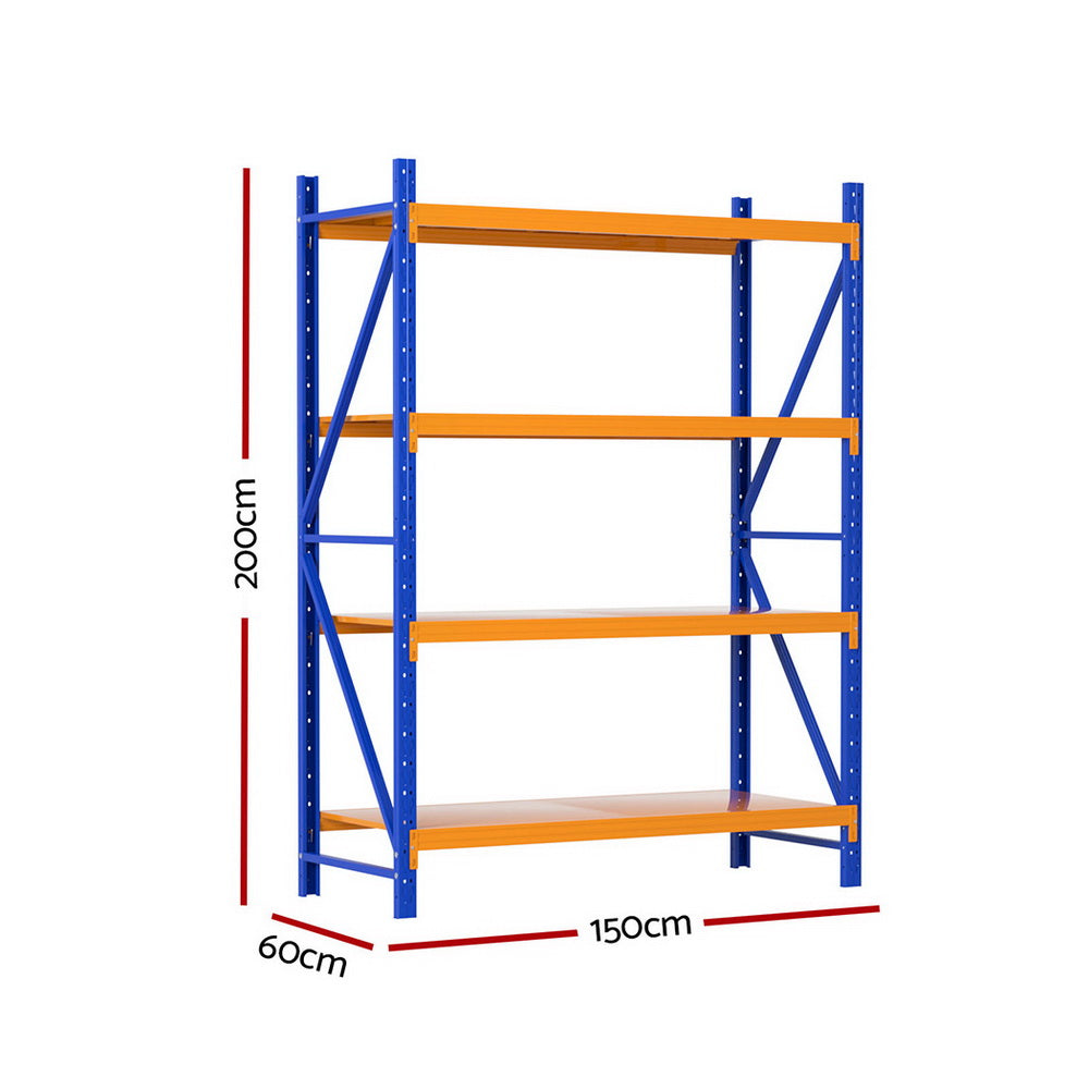 2Mx1.5M Warehouse Shelving Garage Rack