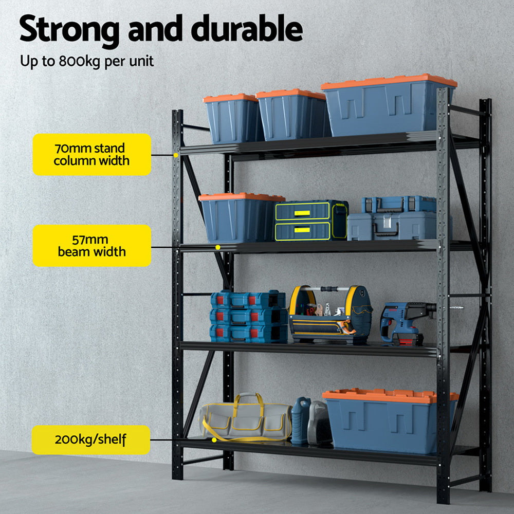 2.4Mx2M Warehouse Shelving Garage Rack