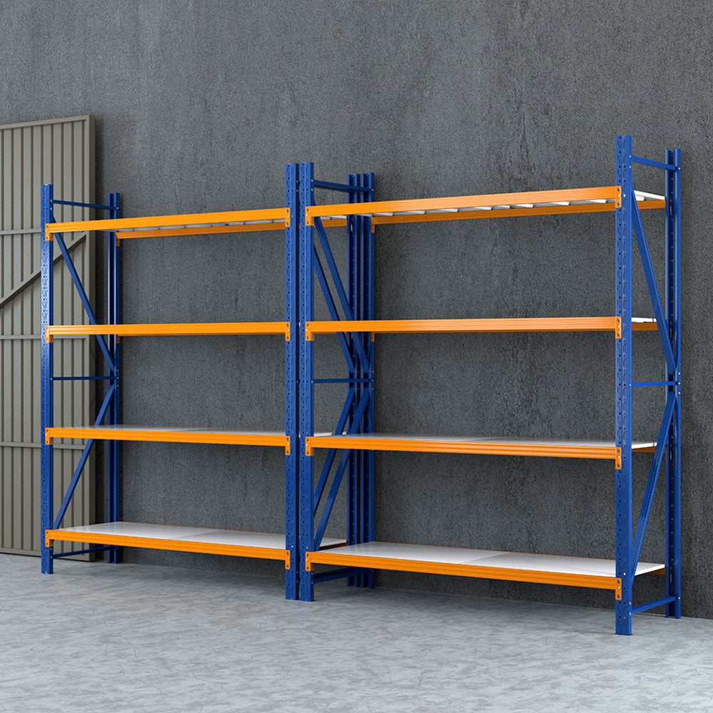 4Mx2.4M Garage Shelving Warehouse Rack Black