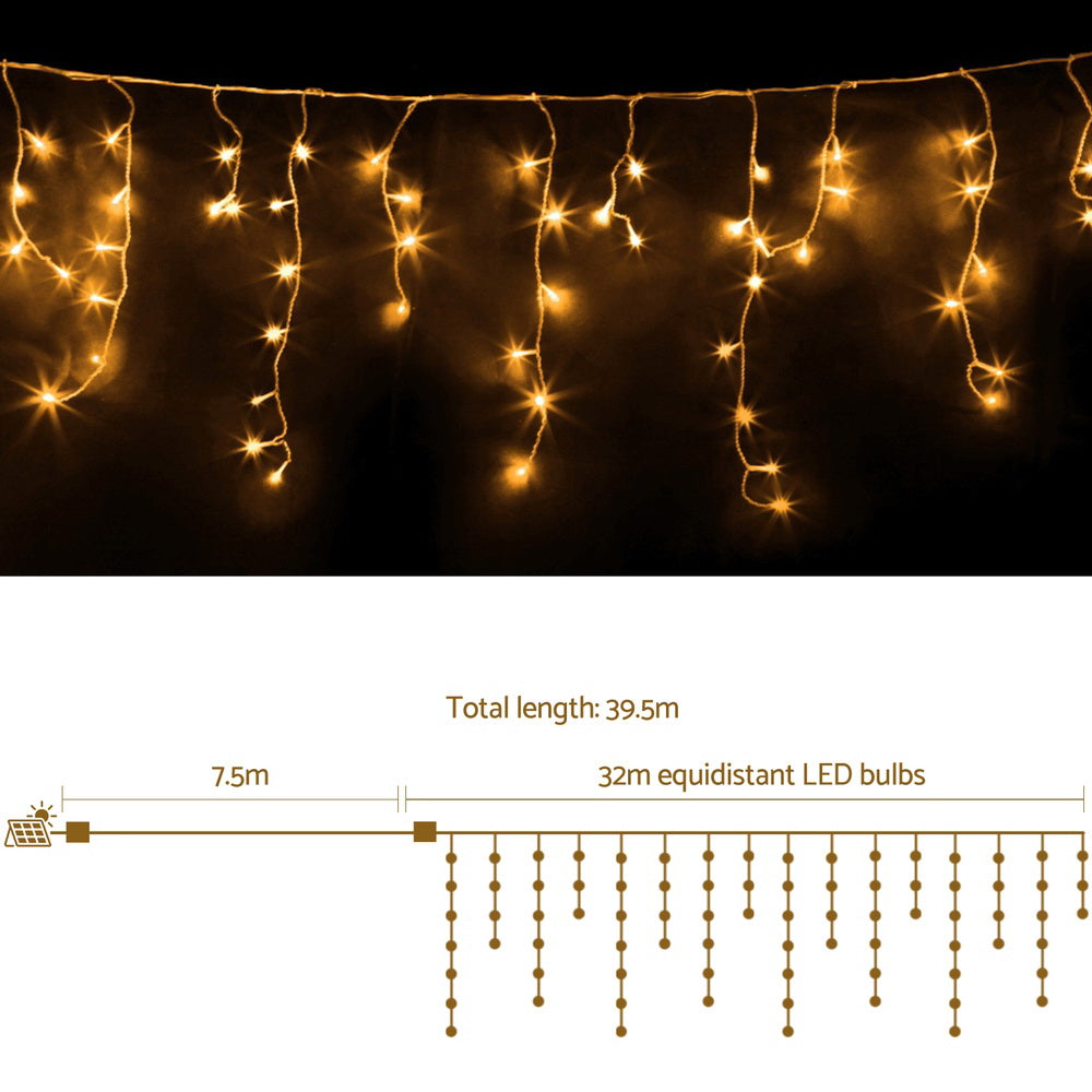 32M Christmas Lights Icicle String Light 960 LED