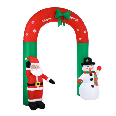 Christmas Archway Inflatable with LED Lights