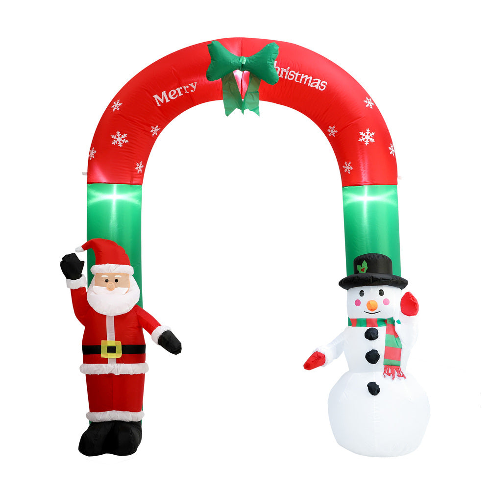 Christmas Archway Inflatable with LED Lights