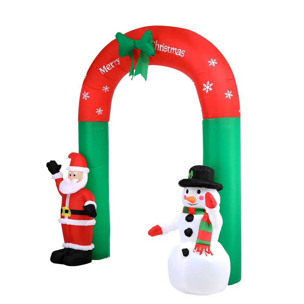 Christmas Archway Inflatable with LED Lights